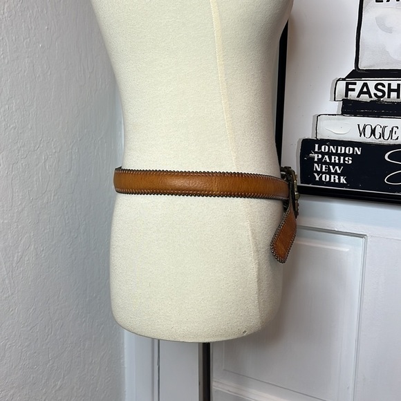 Leatherock Cognac Brown Leather Belt Size XL main image 9